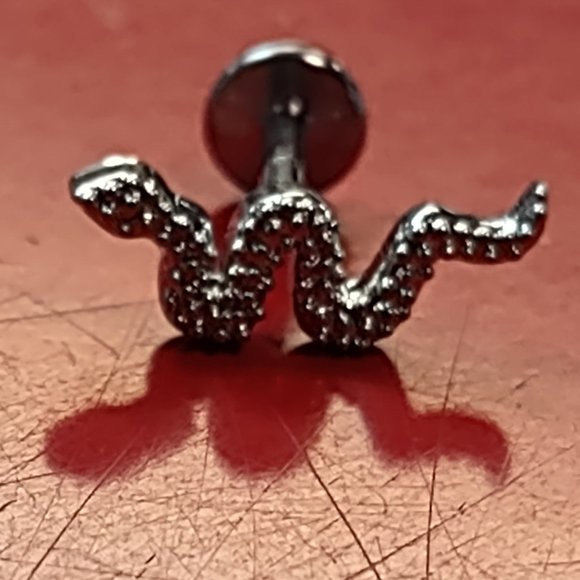 Jewelry Body Jewelry Surgical Steel Labret Snake Poshmark